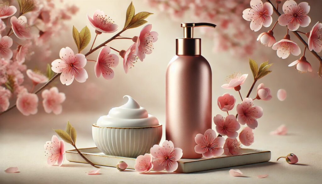 Univers de soins aux fleurs délicates